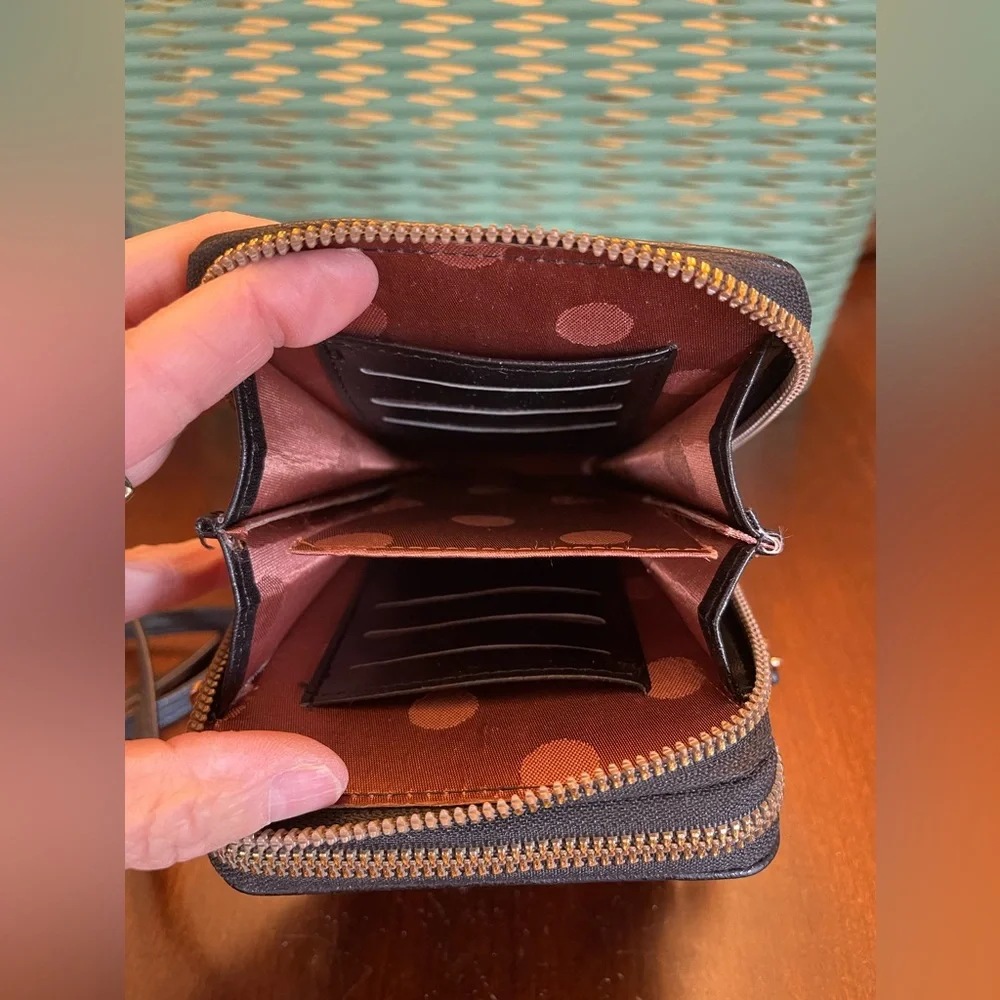 Women’s Multi Pockets Zippers Mini Crossbody Bag - Picture 9 of 11